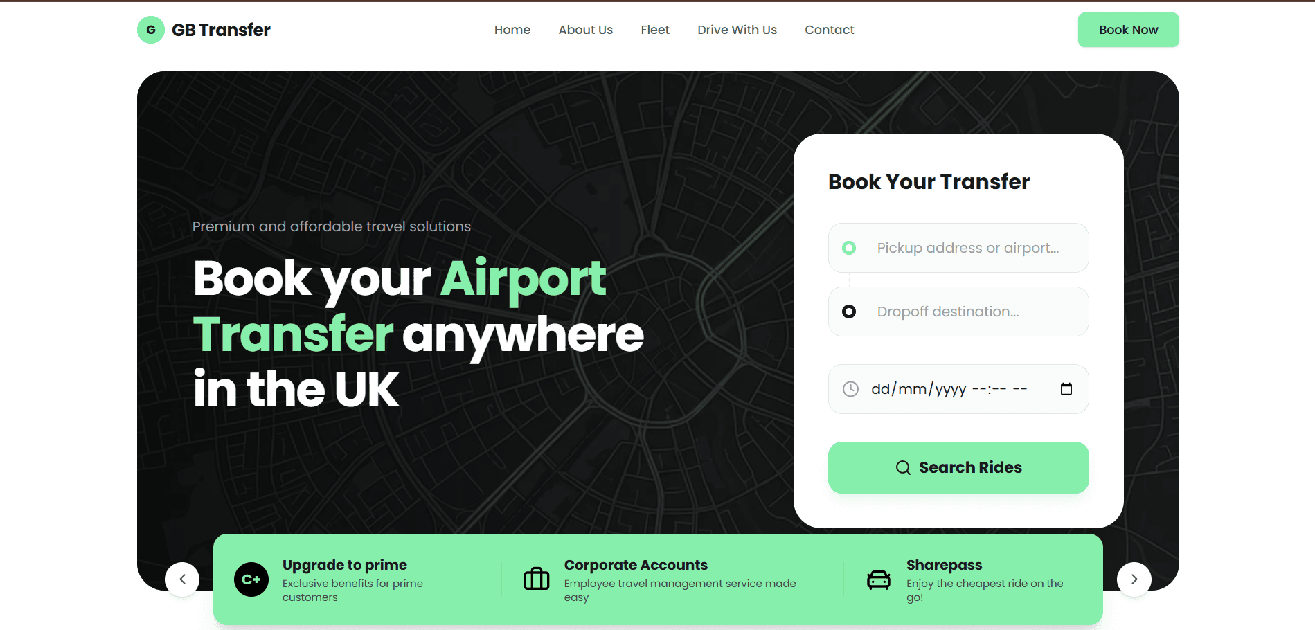 GB Airport Transfer screenshot