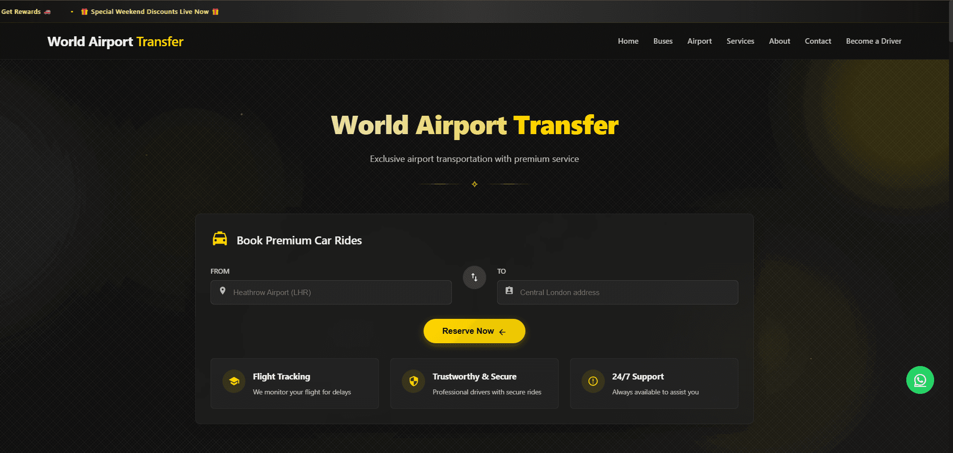 World Airport Transfer screenshot